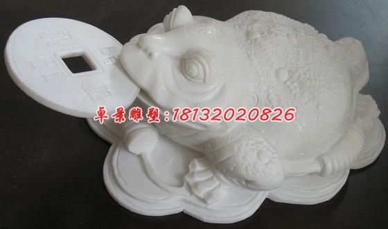 漢白玉石雕金蟬，動物石雕