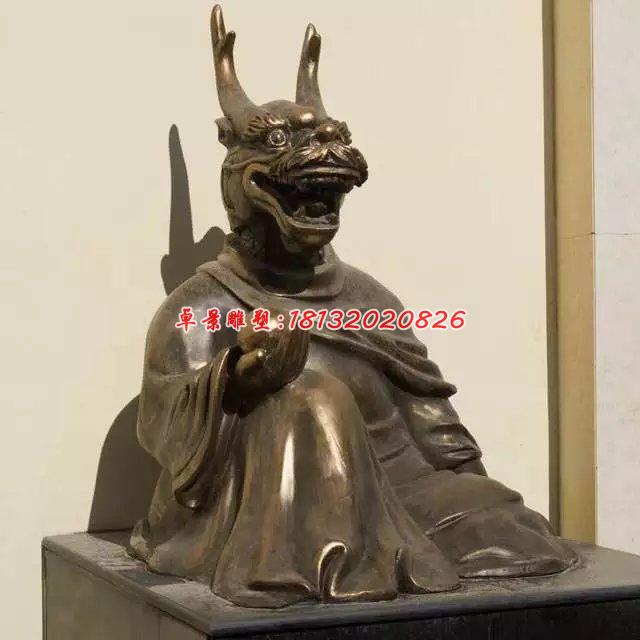 十二生肖銅雕,鑄銅十二生肖銅雕 (4)