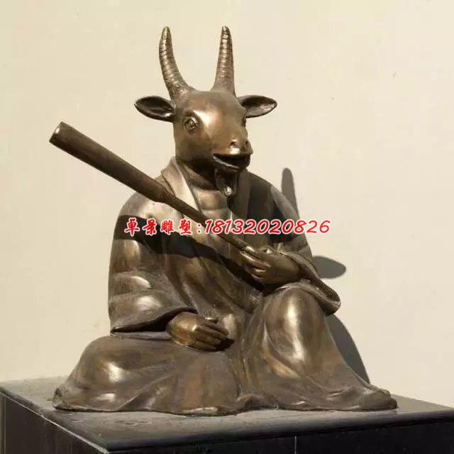 十二生肖銅雕,鑄銅十二生肖銅雕 (7)