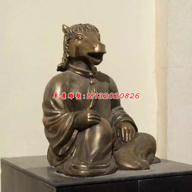十二生肖銅雕,鑄銅十二生肖銅雕 (6)