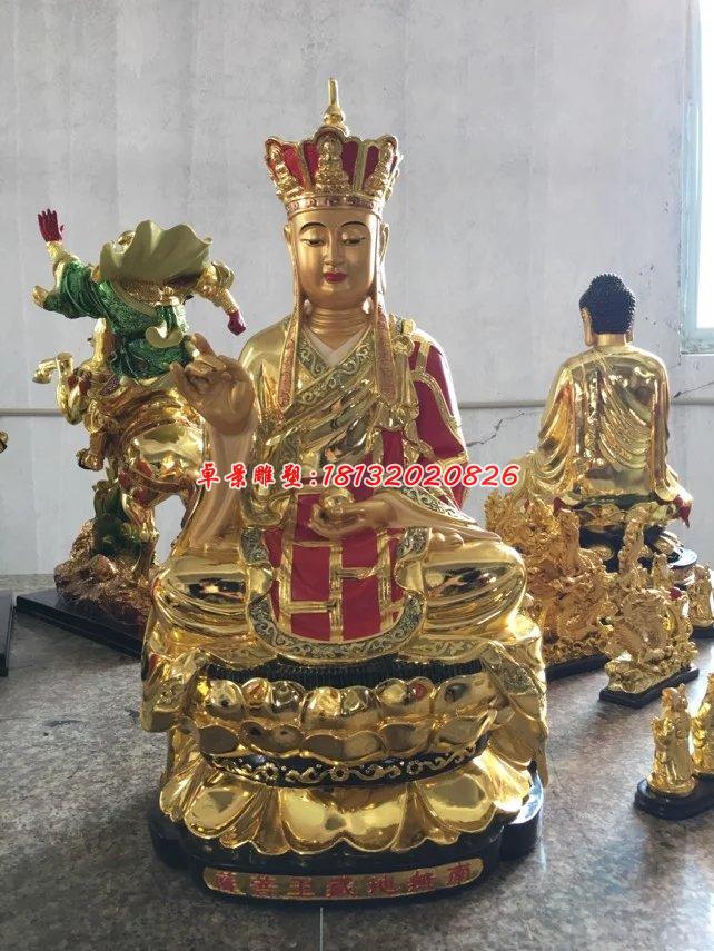 玻璃鋼地藏王雕塑,玻璃鋼佛像雕塑