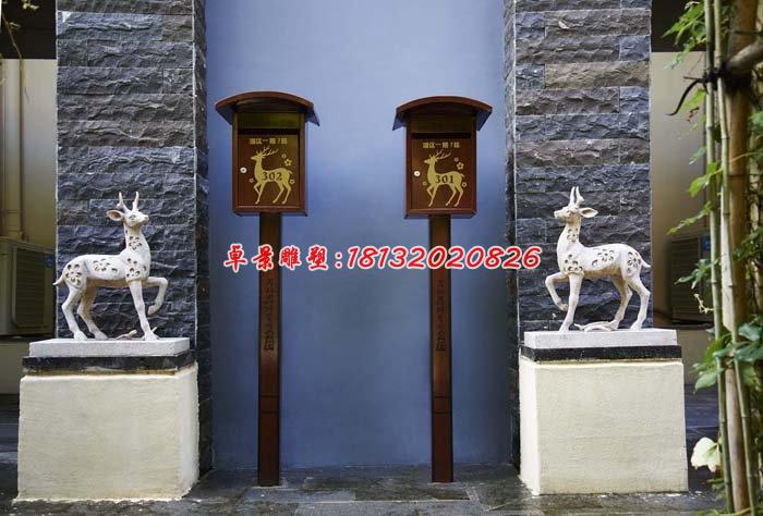 玻璃鋼小鹿,玻璃鋼動(dòng)物雕塑