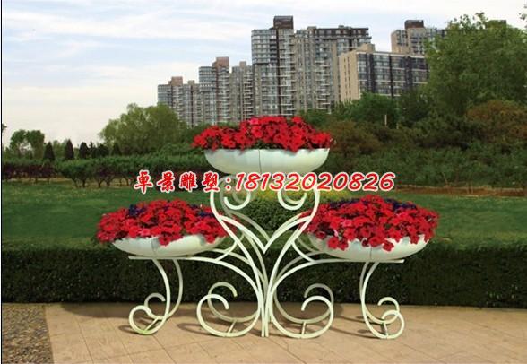 玻璃鋼花盆雕塑,玻璃鋼花架雕塑 (2)