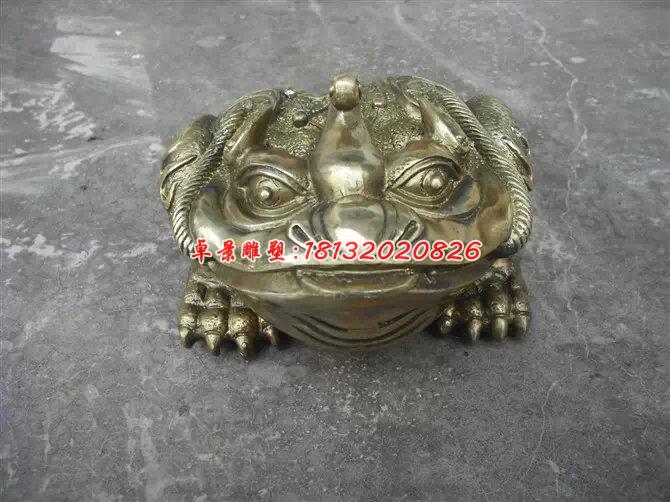 金蟾銅雕，招財金蟾銅雕 (1)