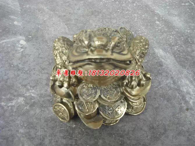 金蟾銅雕，招財金蟾銅雕 (2)