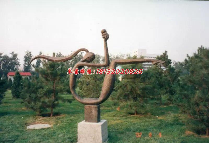 母子銅雕,公園景觀銅雕