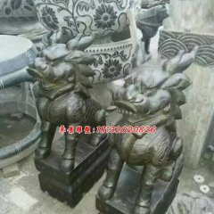 石雕麒麟，古代神獸石雕