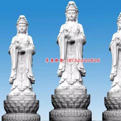 觀音菩薩石雕，大理石佛像雕塑