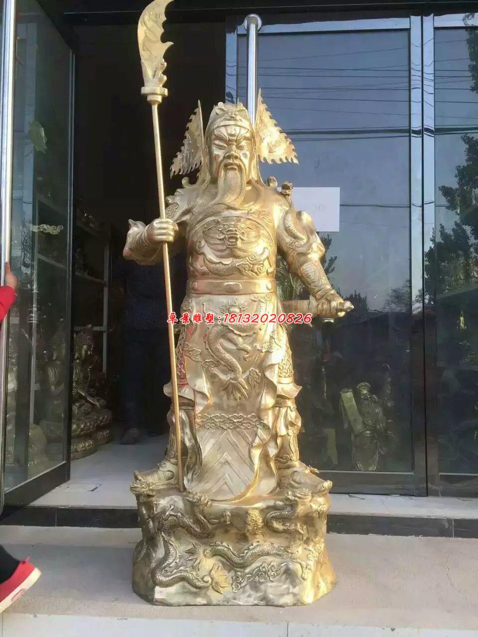 武財(cái)神銅雕,關(guān)二爺銅雕 (1)
