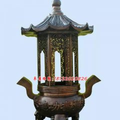 功德塔爐銅雕,寺廟香爐銅雕