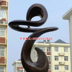 抽象銅雕，小區景觀抽象雕塑