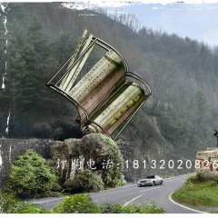 不銹鋼竹簡雕塑,不銹鋼地方雕塑