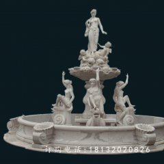 西方石雕噴泉,廣場石雕