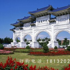 石雕牌坊,五門牌坊,廣場牌坊雕塑