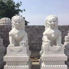 石獅子,石雕動物