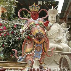 玻璃鋼四大天王,玻璃鋼彩繪雕塑