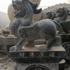 貔貅石雕，青石貔貅