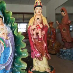 送子觀音雕塑,玻璃鋼觀音菩薩