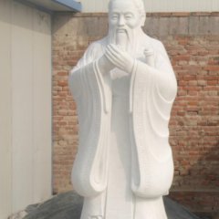 先師孔子石雕,漢白玉孔子雕塑