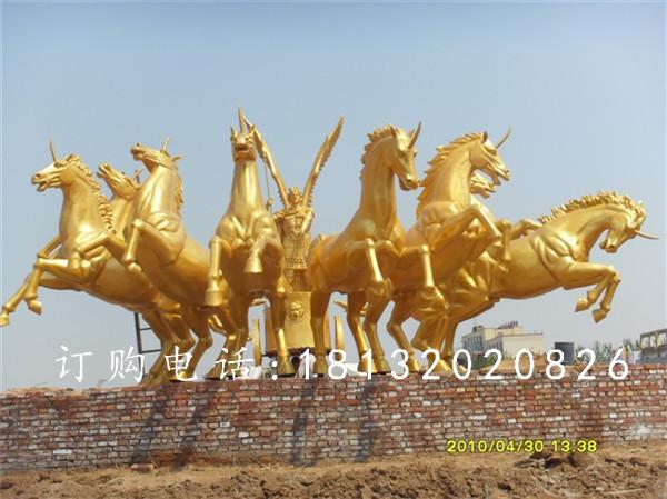 八匹馬銅雕，阿波羅銅雕，阿波羅戰車銅雕