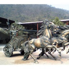 阿波羅戰(zhàn)車(chē)銅雕,廣場(chǎng)景觀銅雕