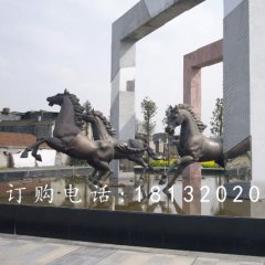 奔跑的馬銅雕,廣場(chǎng)銅雕馬