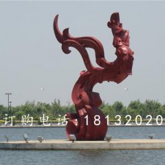 不銹鋼抽象鳳凰雕塑,廣場抽象雕塑
