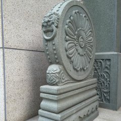 門鼓石雕，仿古青石門鼓石雕