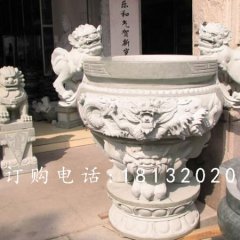 石雕香爐，仿古三足香爐石雕