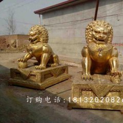 北京獅銅雕,廣場銅獅子雕塑