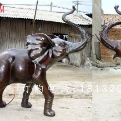 大象銅雕,廣場動物銅雕