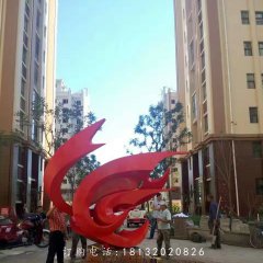 不銹鋼飛翔雕塑,小區(qū)景觀雕塑