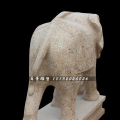 大象石雕，大理石大象雕塑，動物石雕