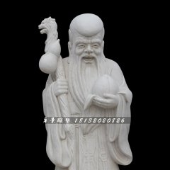 壽星公石雕,漢白玉壽星公雕塑