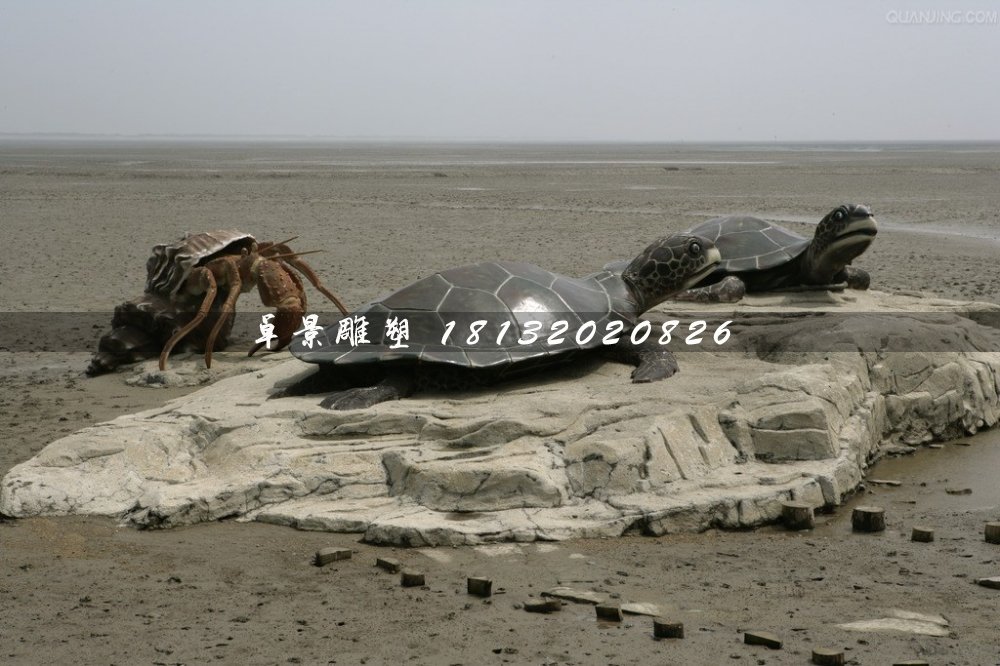 玻璃鋼烏龜雕塑,仿真烏龜雕塑 (2)