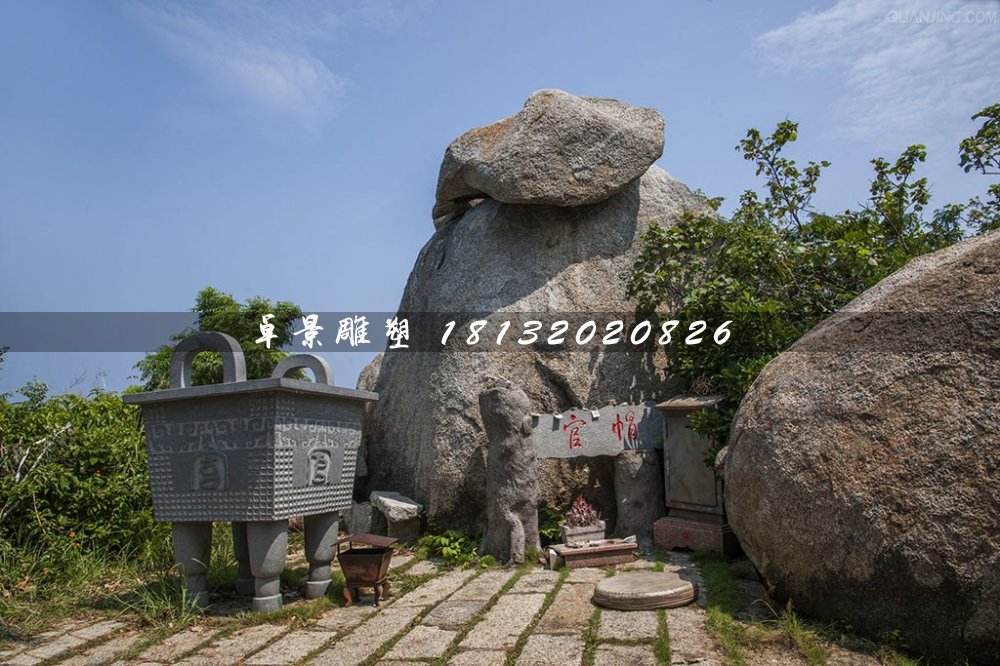 四腳銅鼎，仿古銅鼎雕塑