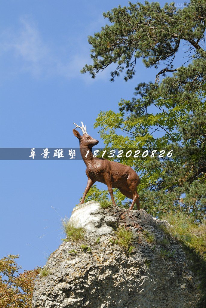 小鹿雕塑,玻璃鋼仿真動(dòng)物