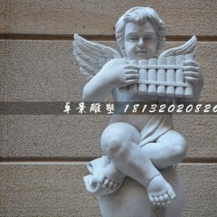 音樂小天使石雕，人物石雕