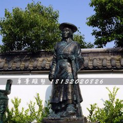 禹帝銅雕,公園古代人物銅雕