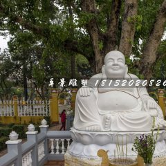 彌勒佛石雕，寺廟笑面佛石雕