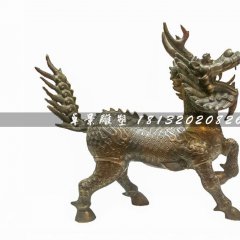 麒麟銅雕,廣場神獸銅雕