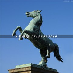 青銅馬雕塑,廣場立馬銅雕