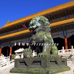 青銅獅雕塑，北京獅雕塑