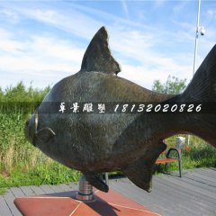 銅雕魚(yú)，廣場(chǎng)動(dòng)物銅雕