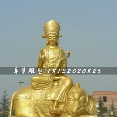 普賢菩薩雕塑，大型佛像銅雕