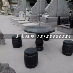 大理石桌椅,圓桌圓凳