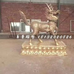 銅麒麟,廣場神獸銅雕