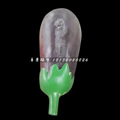 仿真茄子雕塑，玻璃鋼蔬菜