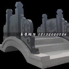 喜鵲登梅石浮雕橋,青石拱橋