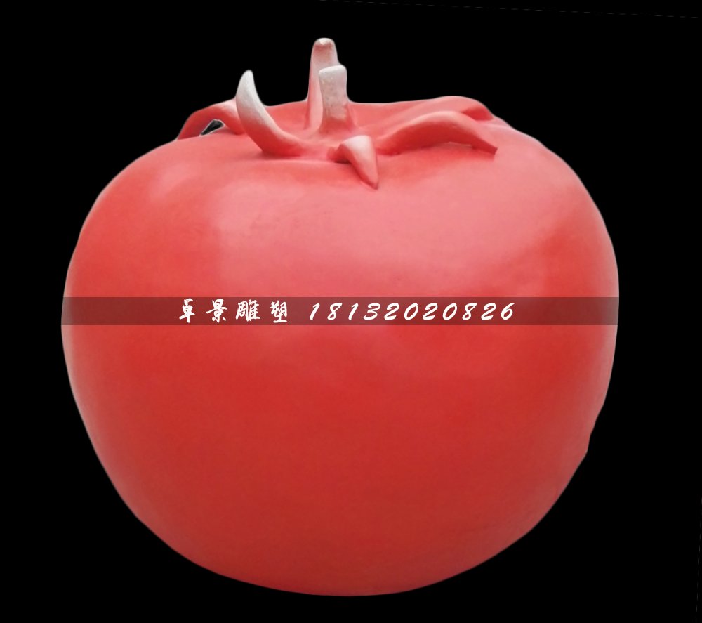 番茄雕塑,玻璃鋼蔬菜雕塑